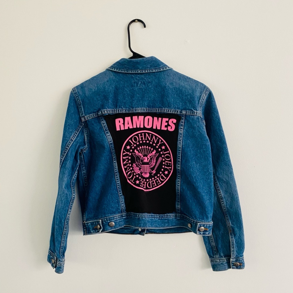 Ramones 2006 Custom Patch Jean Jacket Medium - image 1
